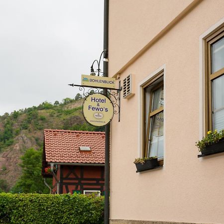 Hotel & Ferienwohnungen Bohlenblick Saalfeld Saale Εξωτερικό φωτογραφία