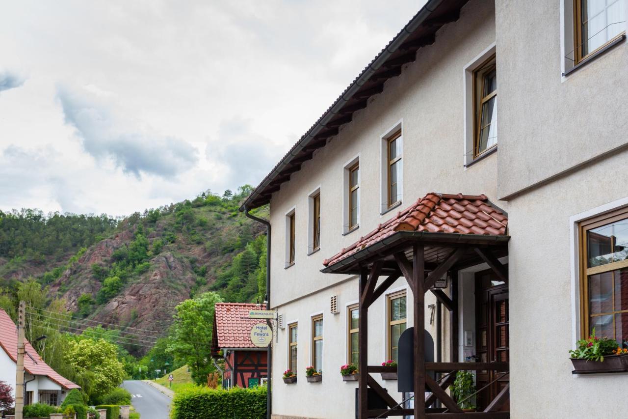 Hotel & Ferienwohnungen Bohlenblick Saalfeld Saale Εξωτερικό φωτογραφία