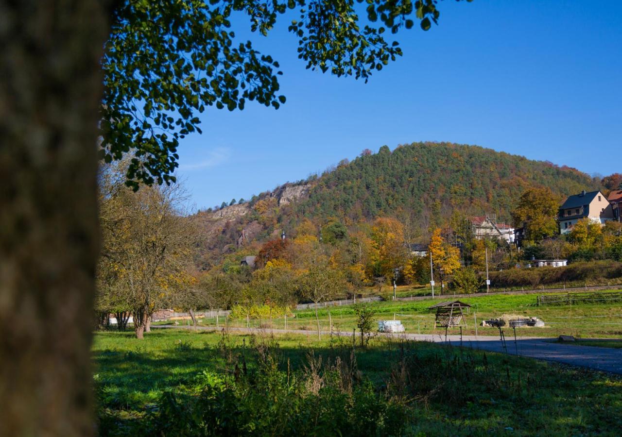 Hotel & Ferienwohnungen Bohlenblick Saalfeld Saale Εξωτερικό φωτογραφία