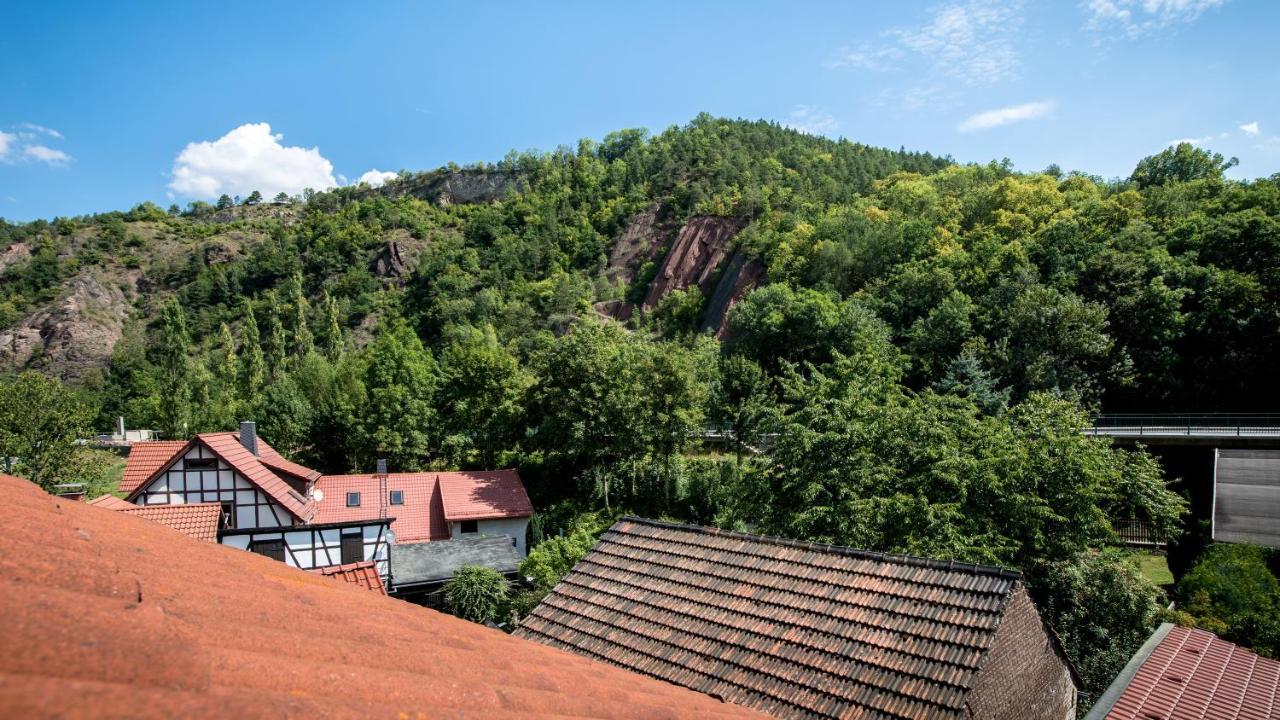 Hotel & Ferienwohnungen Bohlenblick Saalfeld Saale Εξωτερικό φωτογραφία